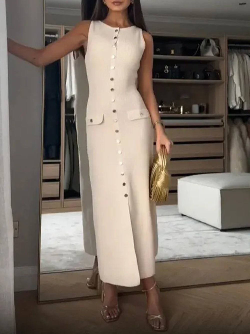 Sleeveless Angela Midi Dress