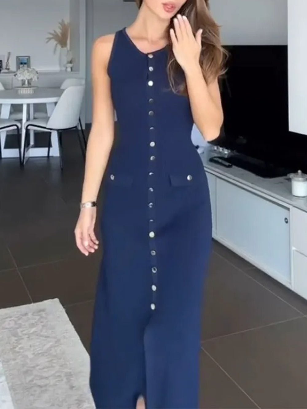 Sleeveless Angela Midi Dress