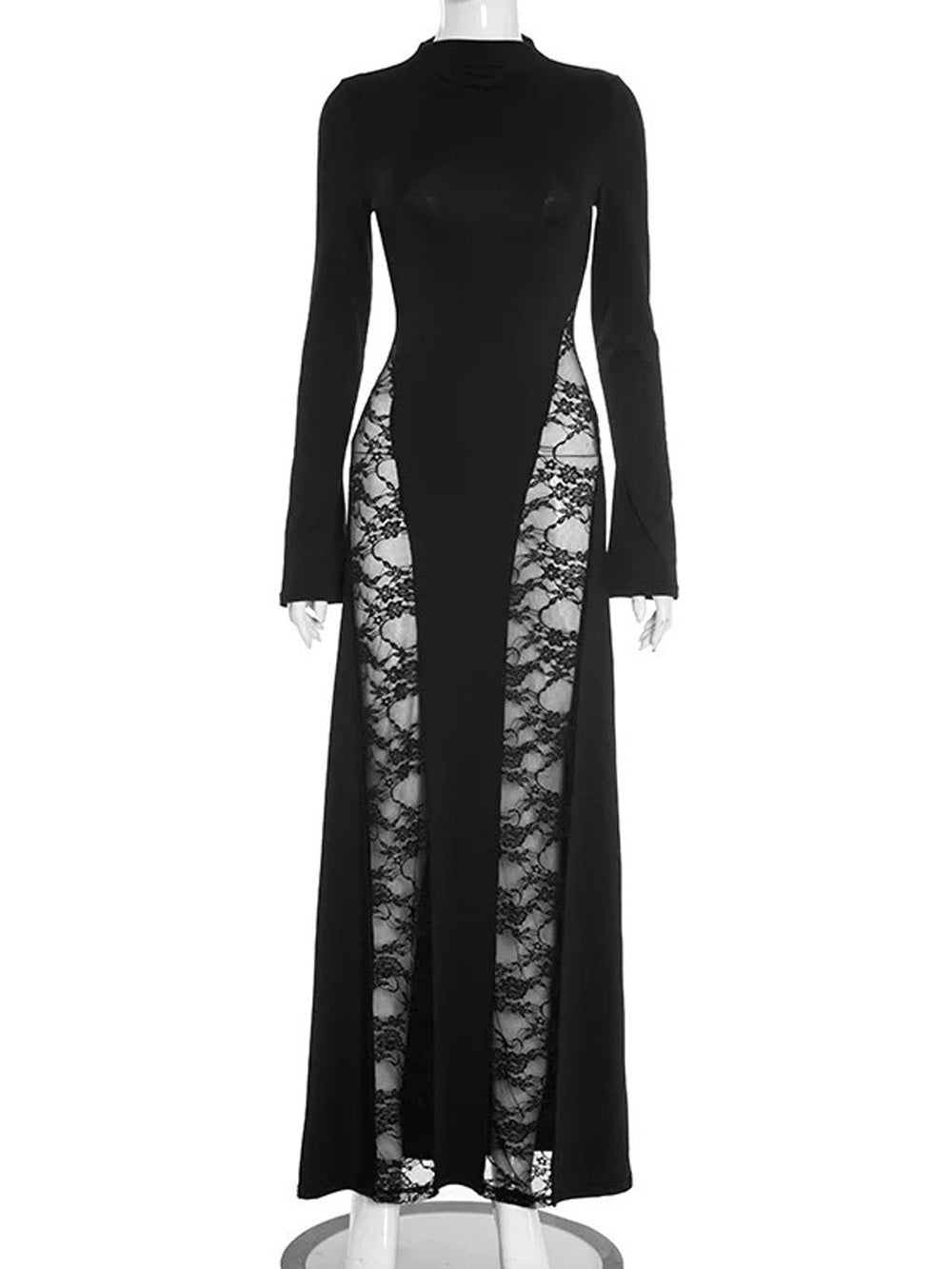 Sheer Ariana Lace Maxi Dress