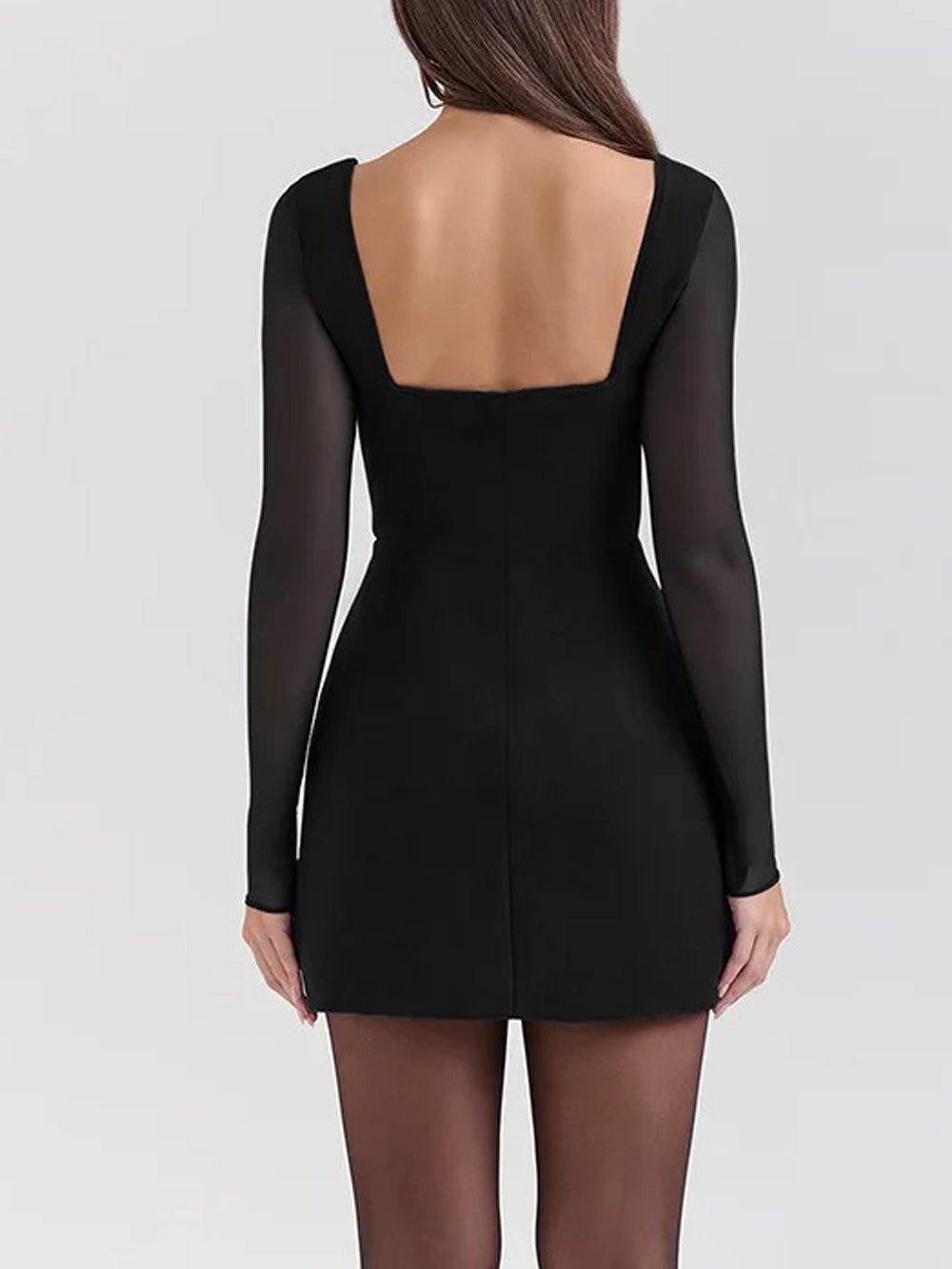 Long Ava Sleeve Mini Dress