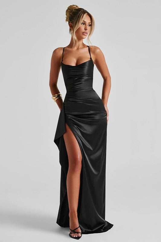 Bodycon Edition Slit Maxi Party Dress