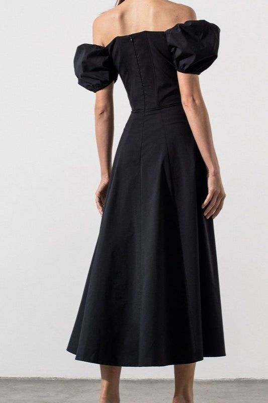 Tie Strap Edition Split Hem Maxi Dress