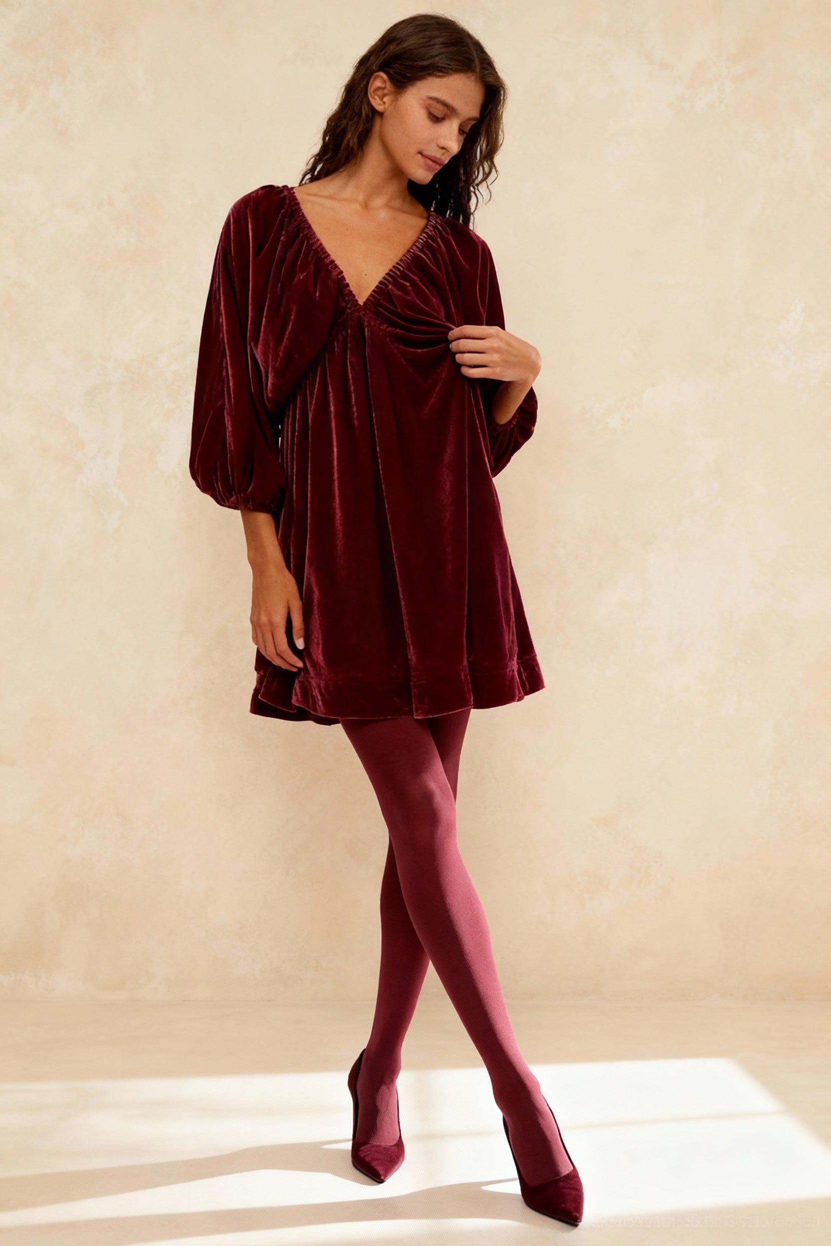 Velvet Portia Stylish Mini Dress