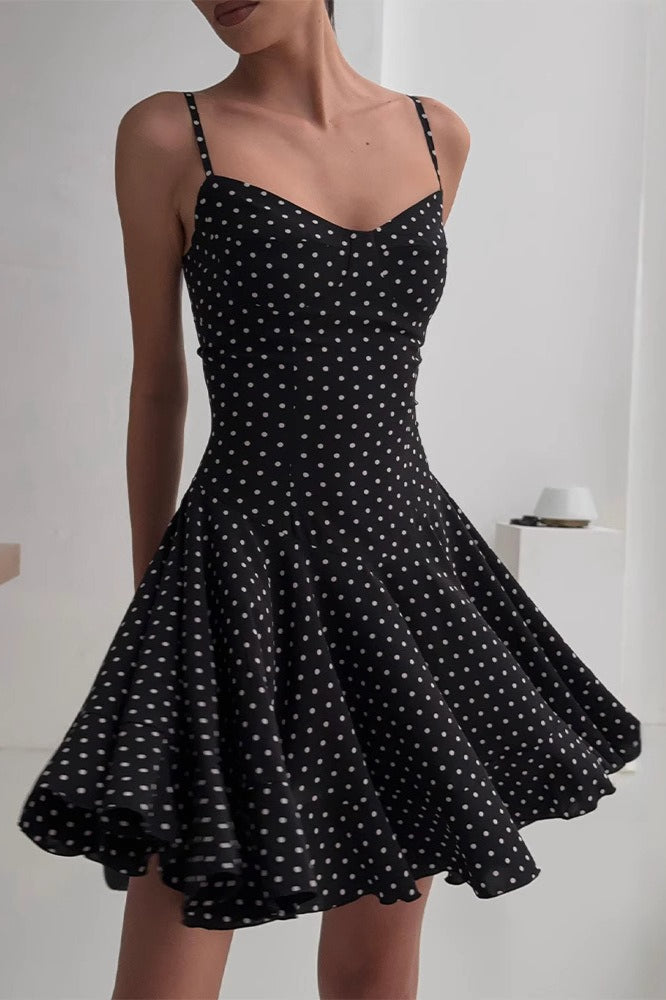 Dot Polka ALine Cami Mini Dress