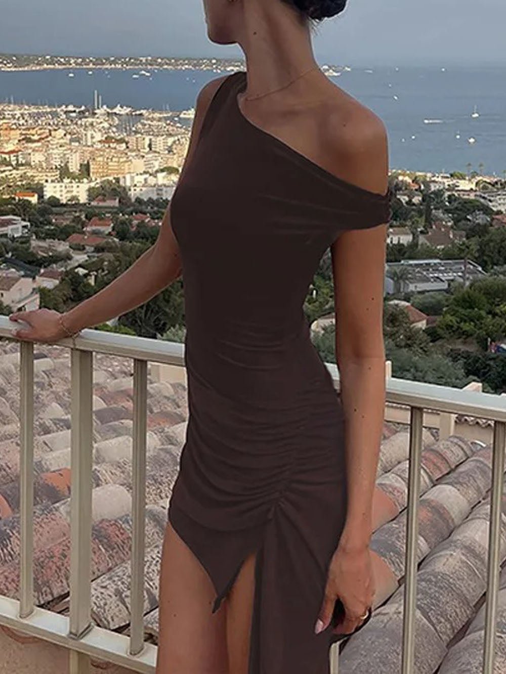 Diagonal Brynlee Mini Dress