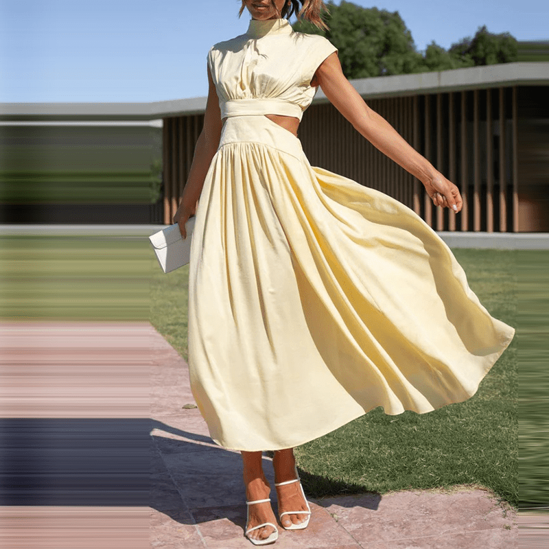 Nahir Graceful Maxi Dress for Women Elegant Evening Look