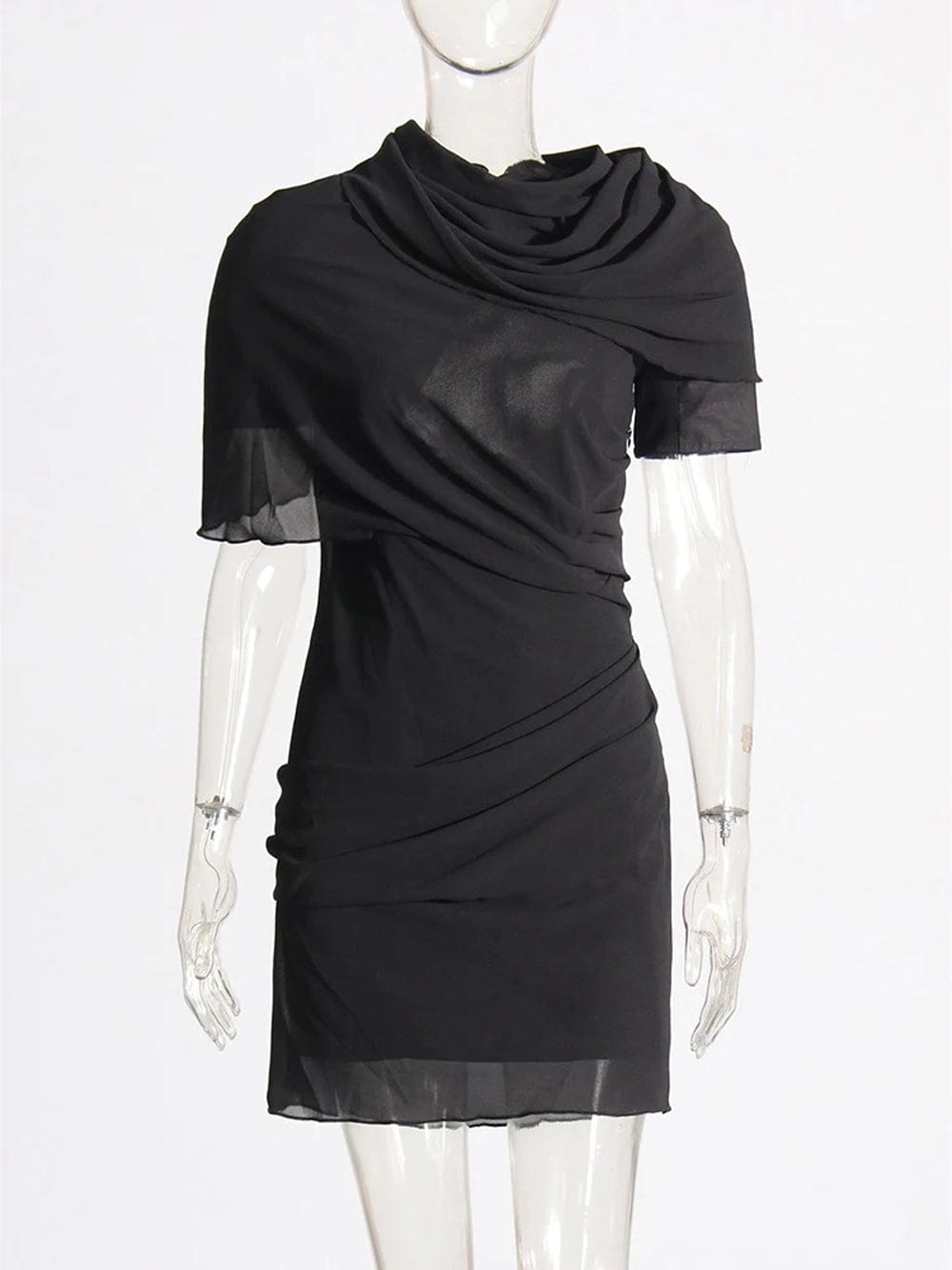 Folds Cayce Backless Mini Dress