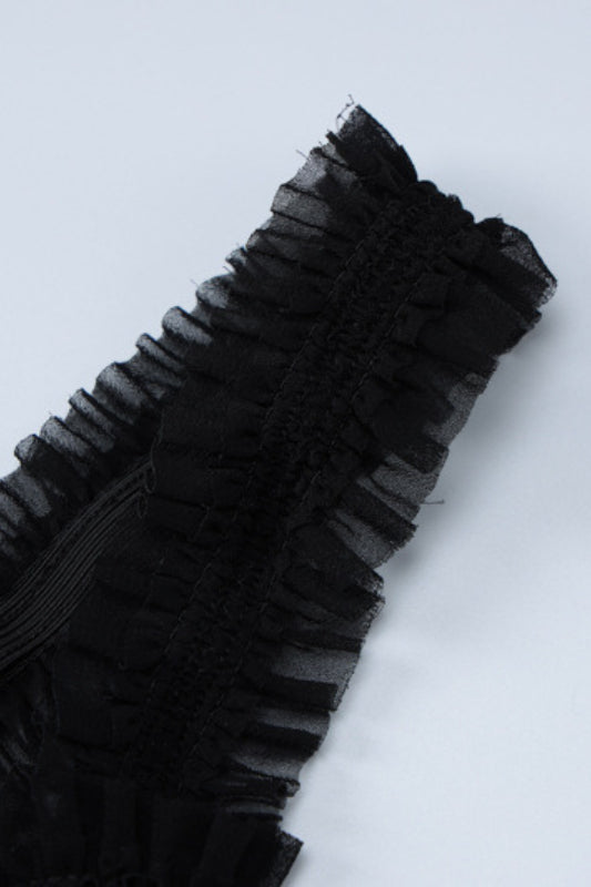 Detail Lace Bow Front Midi Dress