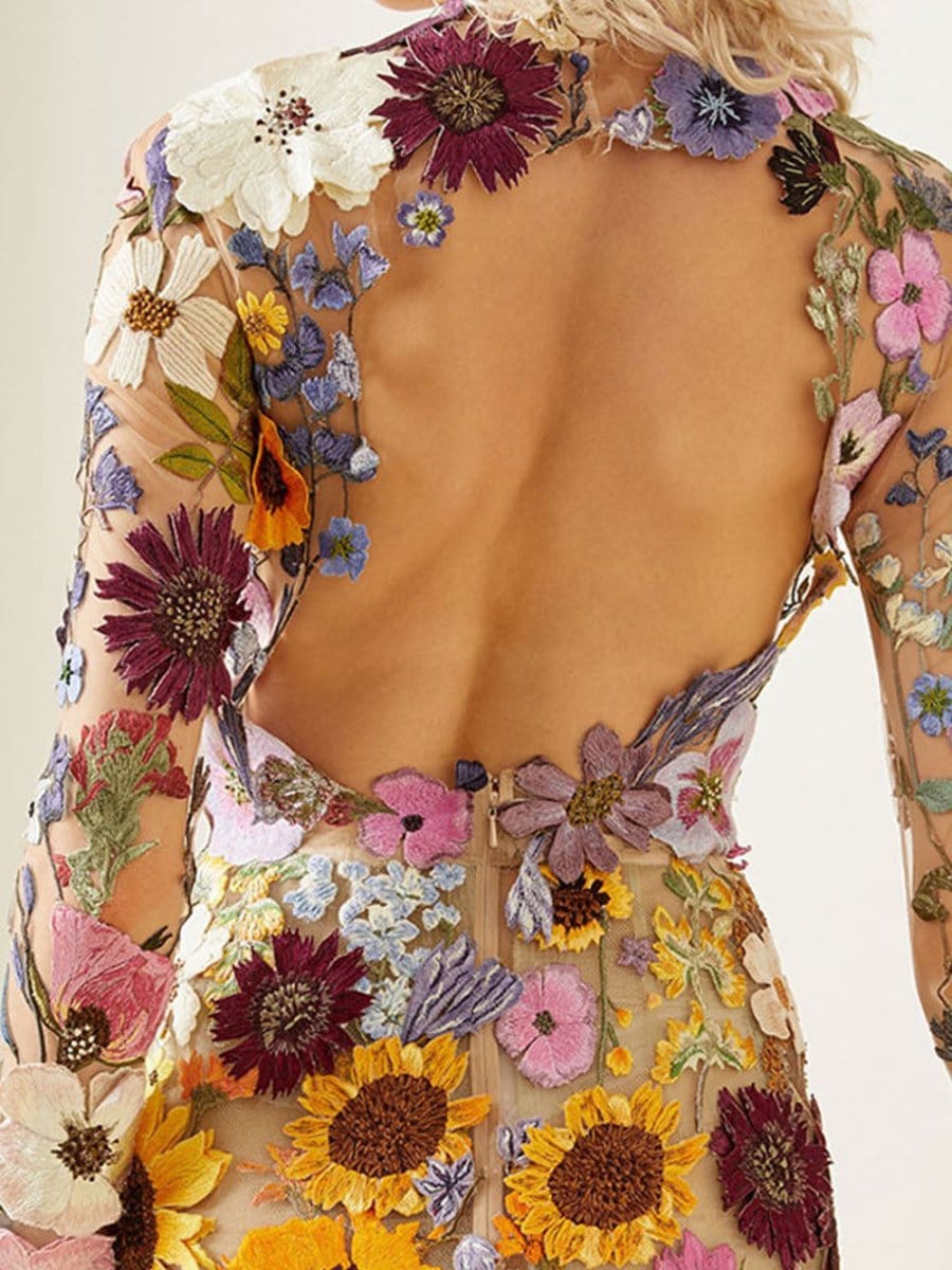 Charlotte Botanical Mini Dress
