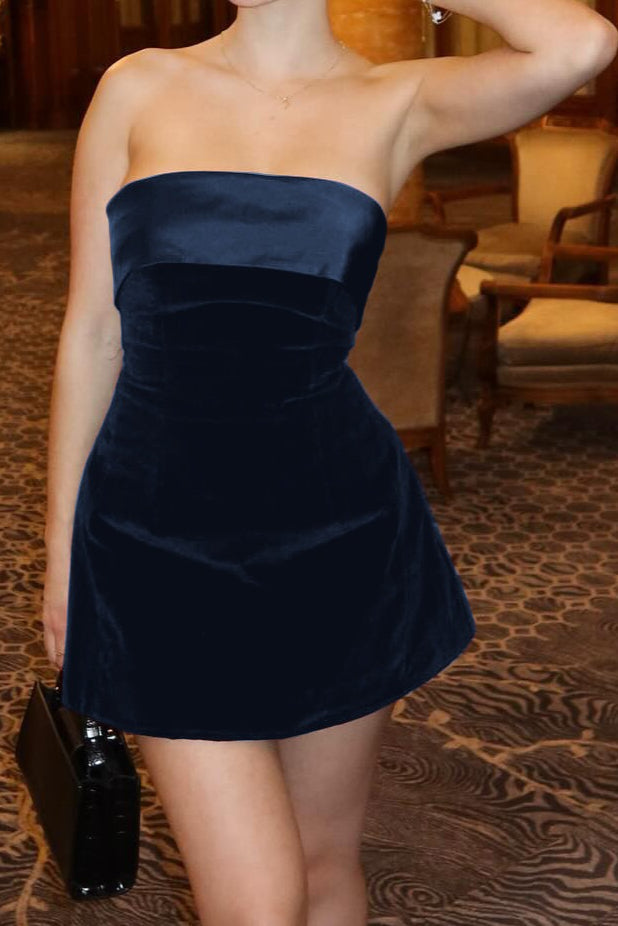 Bustier Backless Fitted Mini Dress