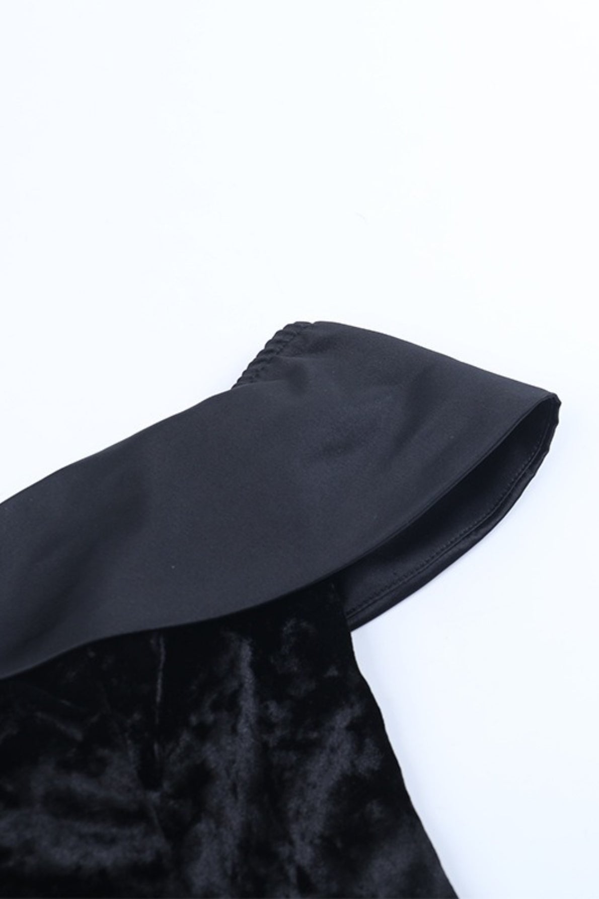Attractive Off Shoulder Backless Velvet Bodycon Mini Dress