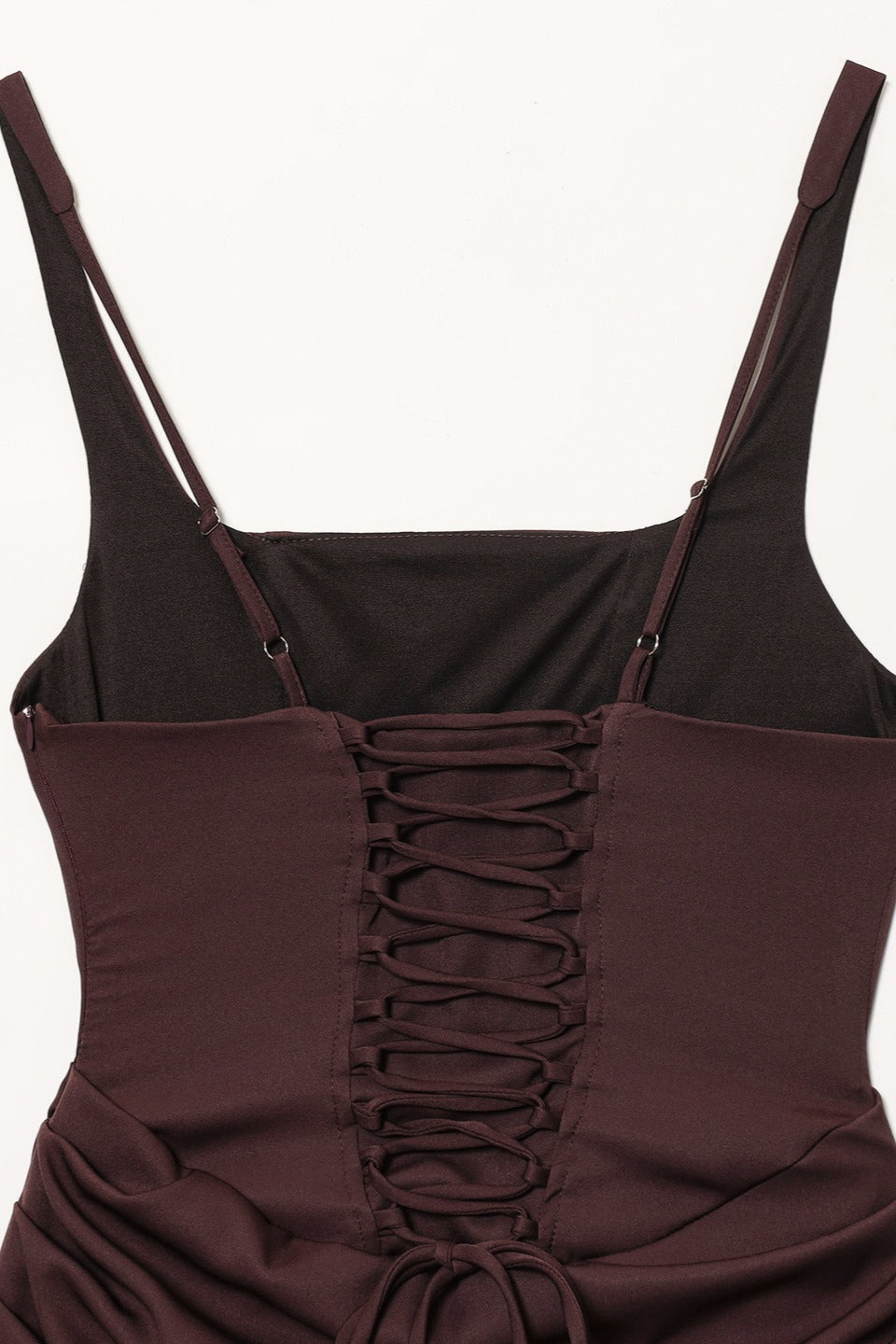 Strapless Strap Mini Tie Chic Bodycon Mini Dress