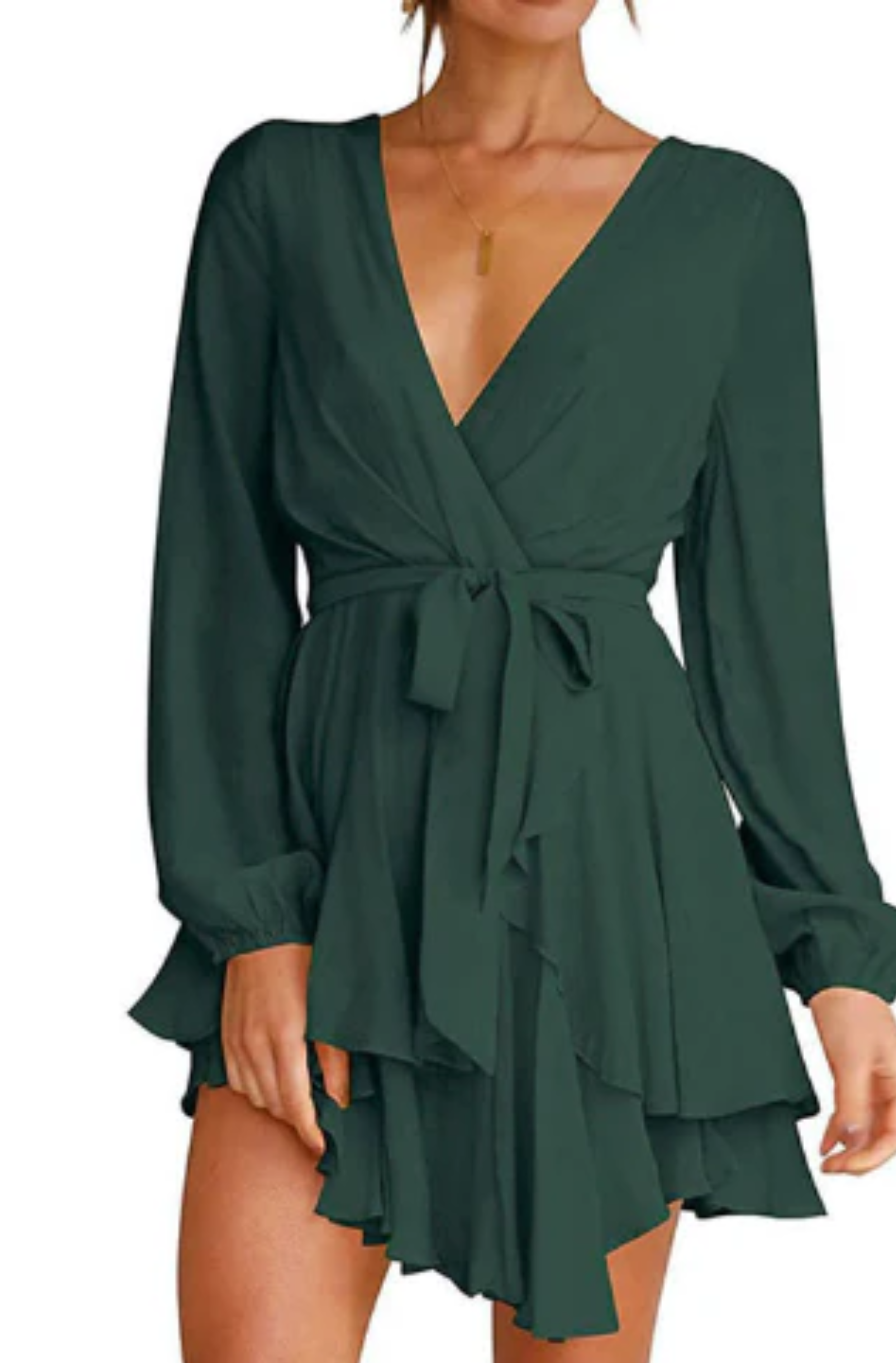Exclusive Natalia Summer Wrap Mini Dress Boutique Collection