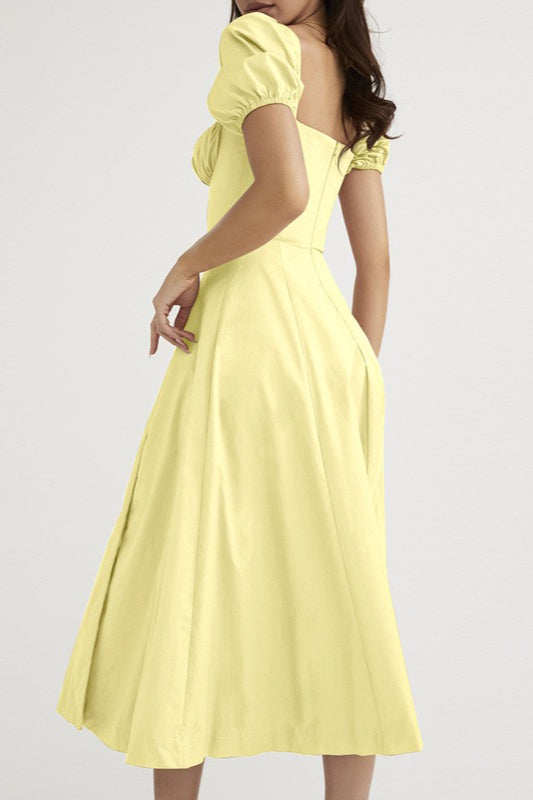 Tie Strap Edition Split Hem Maxi Dress