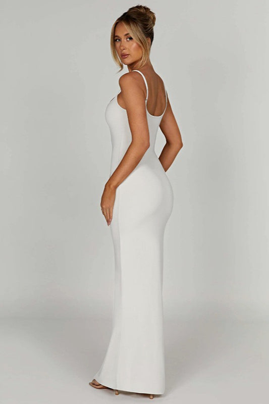 Backless Edition Spaghetti Strap Bodycon Maxi Dress