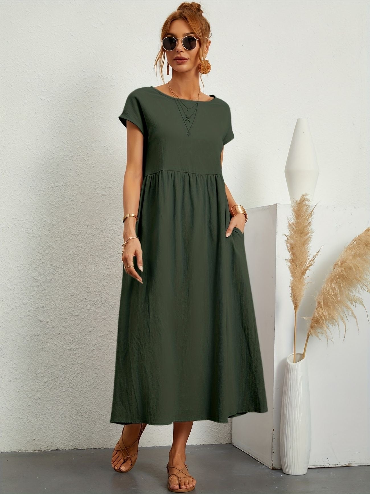 Wanda Graceful Airy Spring Dress for Women Wedding Guest Look