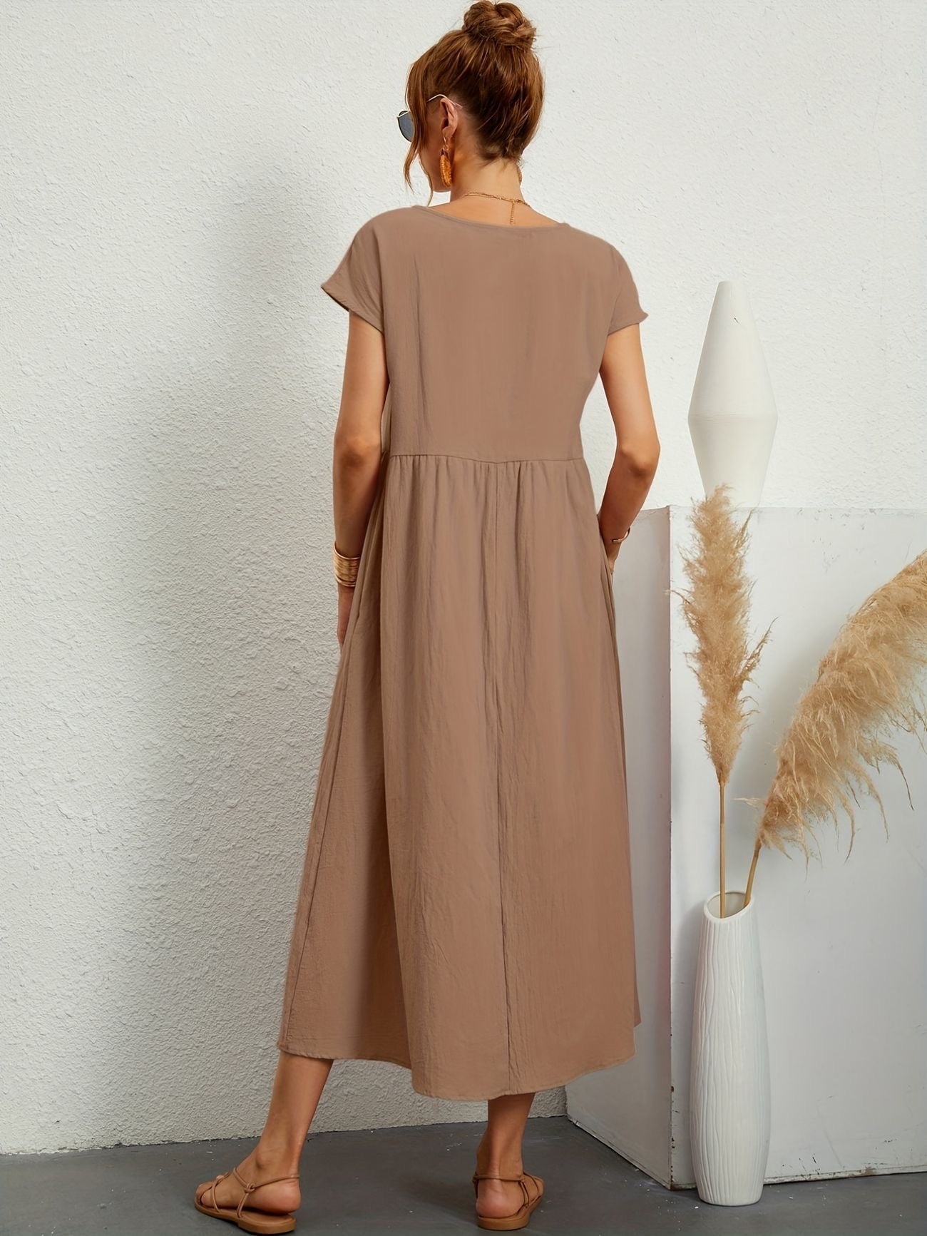 Wanda Graceful Airy Spring Dress for Women Wedding Guest Look