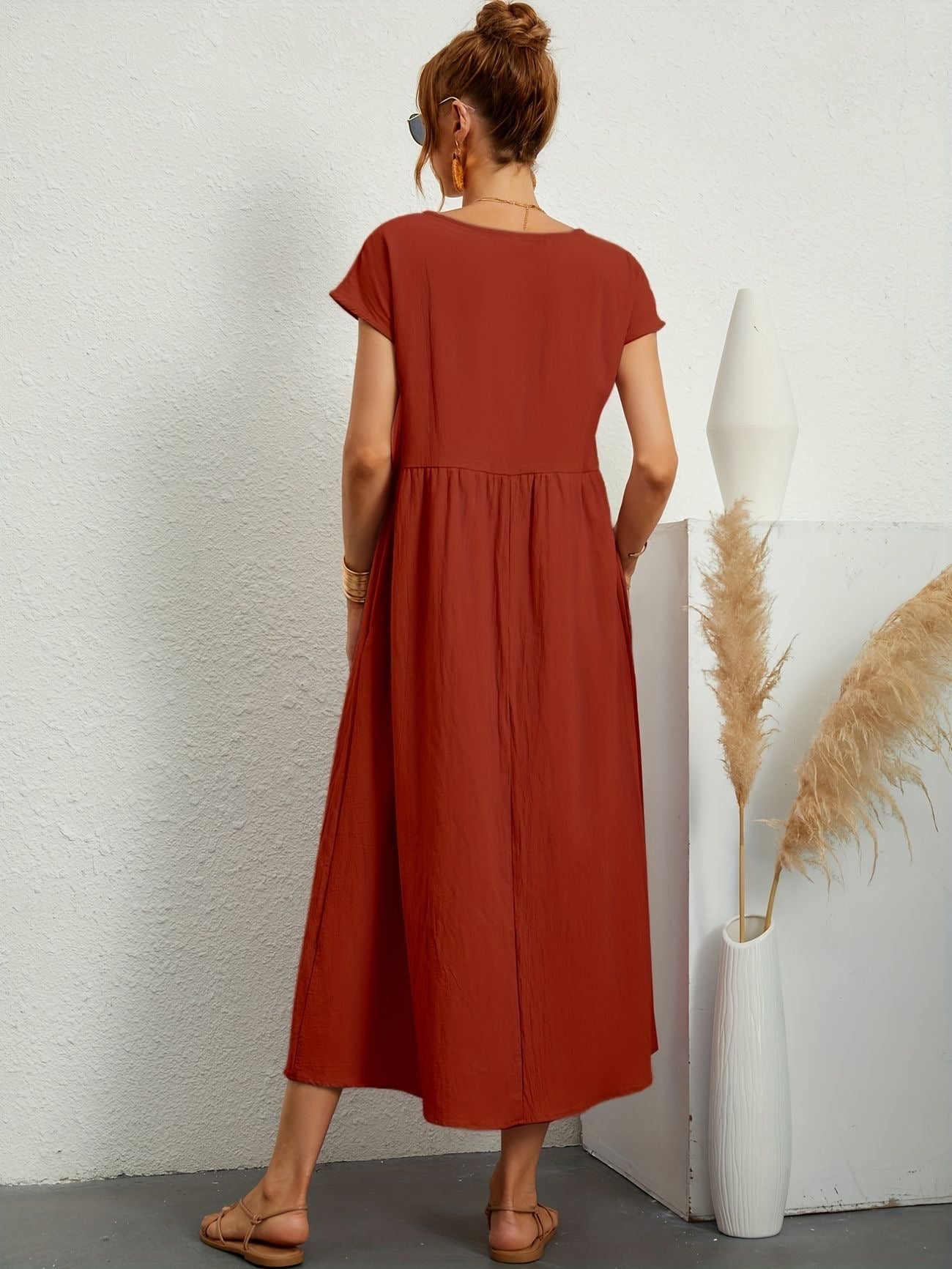 Wanda Graceful Airy Spring Dress for Women Wedding Guest Look