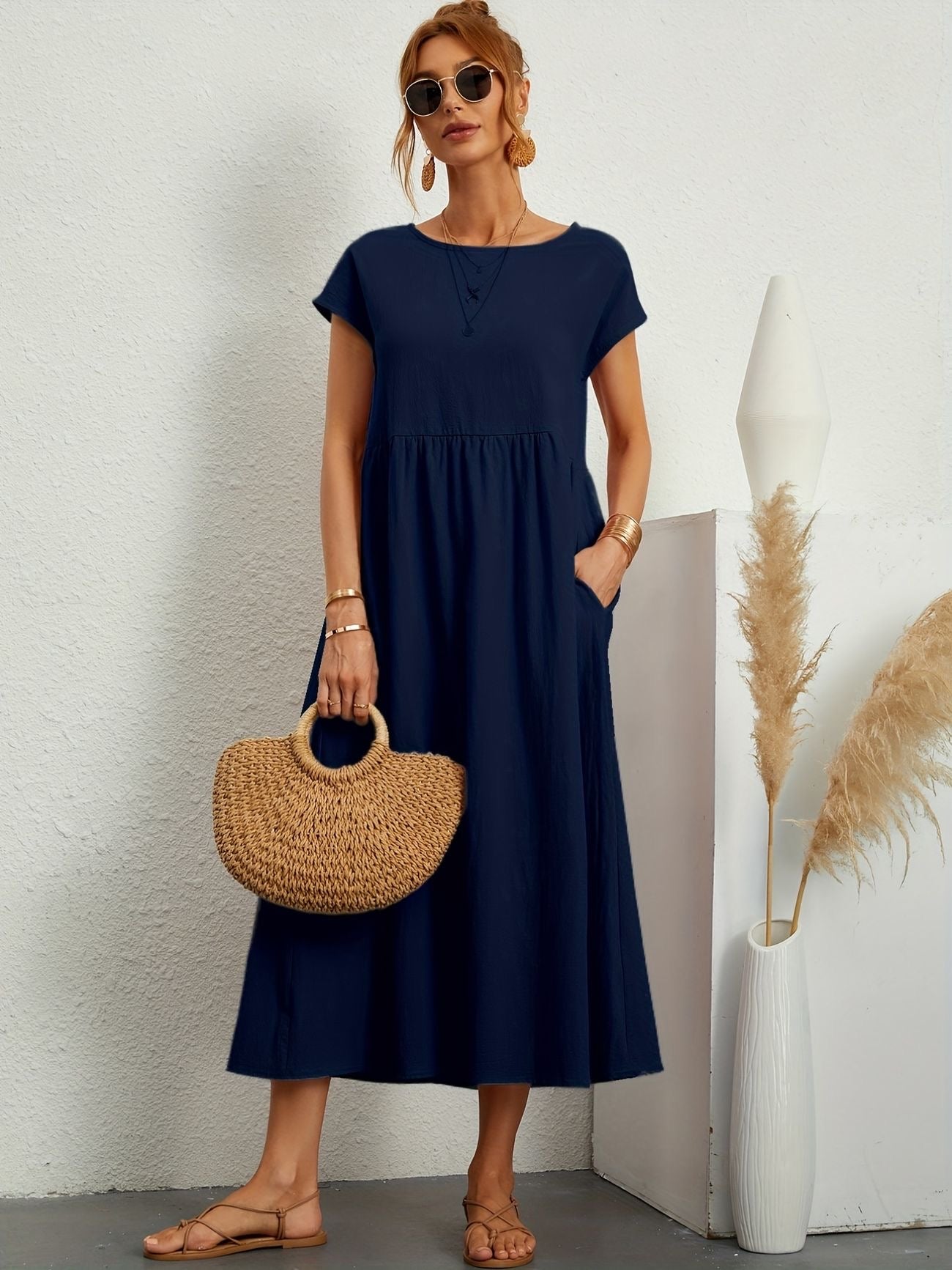 Wanda Graceful Airy Spring Dress for Women Wedding Guest Look