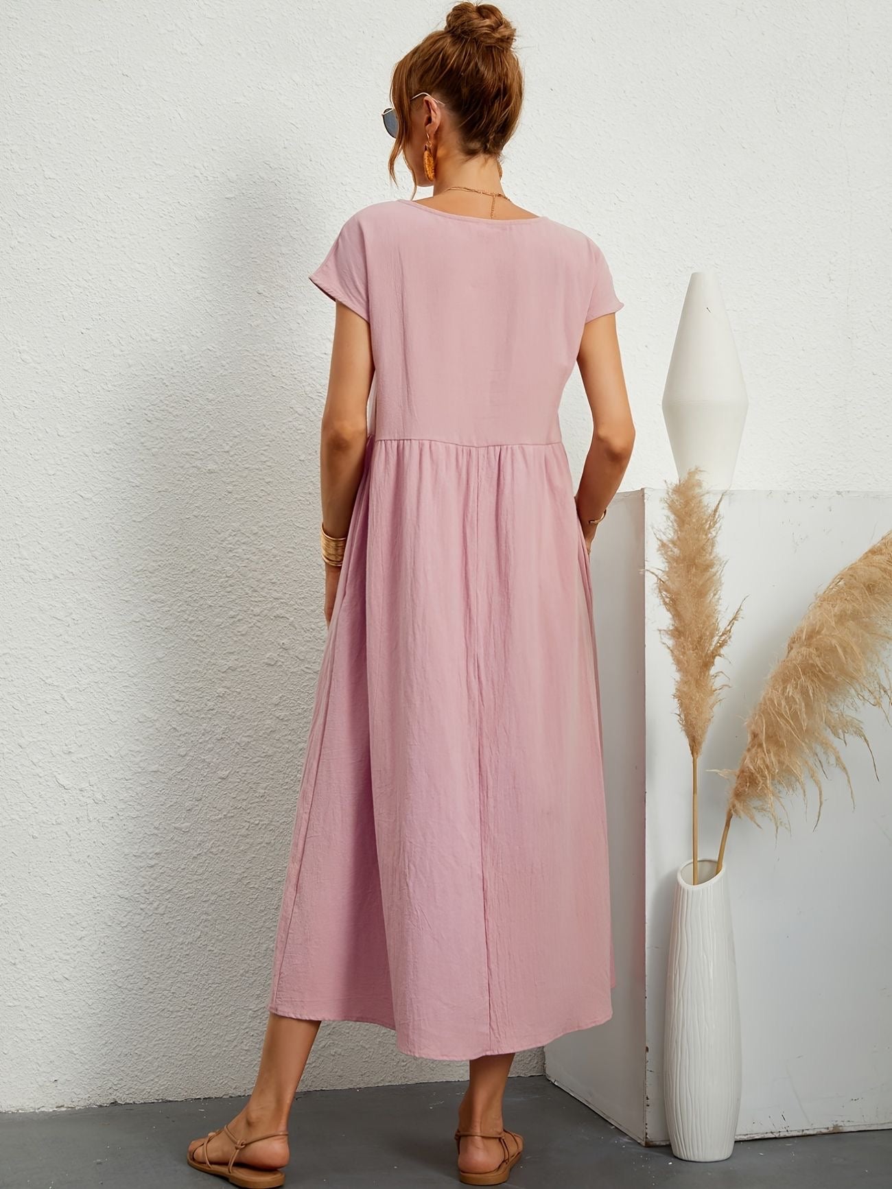 Wanda Graceful Airy Spring Dress for Women Wedding Guest Look
