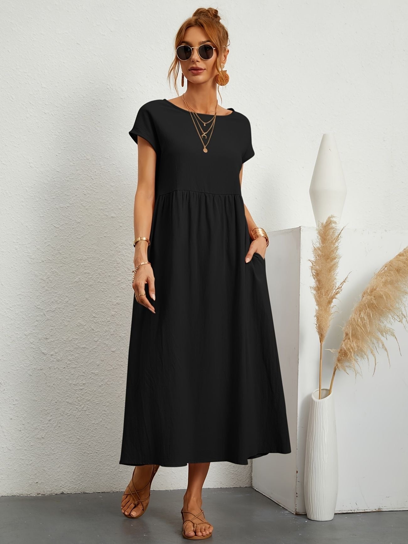 Wanda Graceful Airy Spring Dress for Women Wedding Guest Look