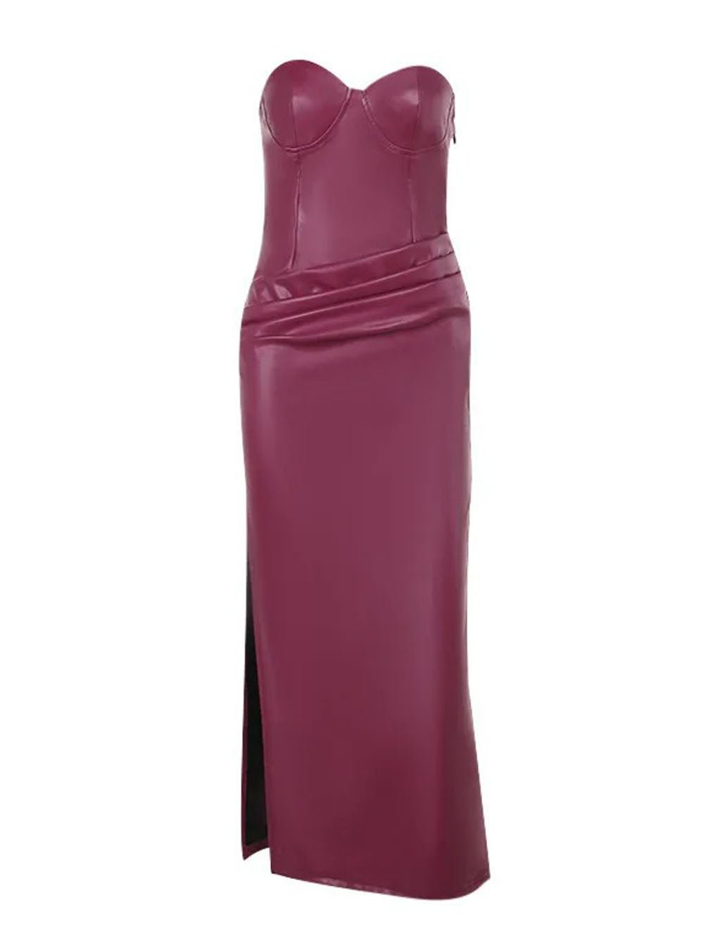 Strapless Eliza Backless Midi Dress