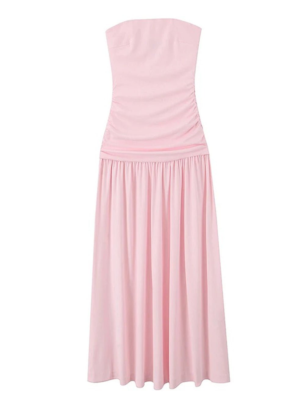 Off Elodie Shoulder Midi Dress