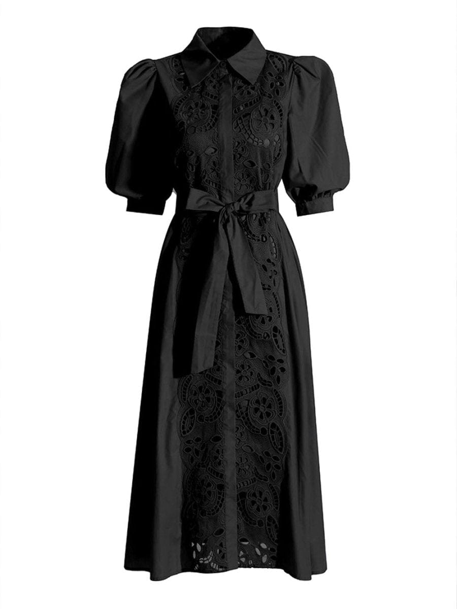 Lace Evelyn Midi Dress