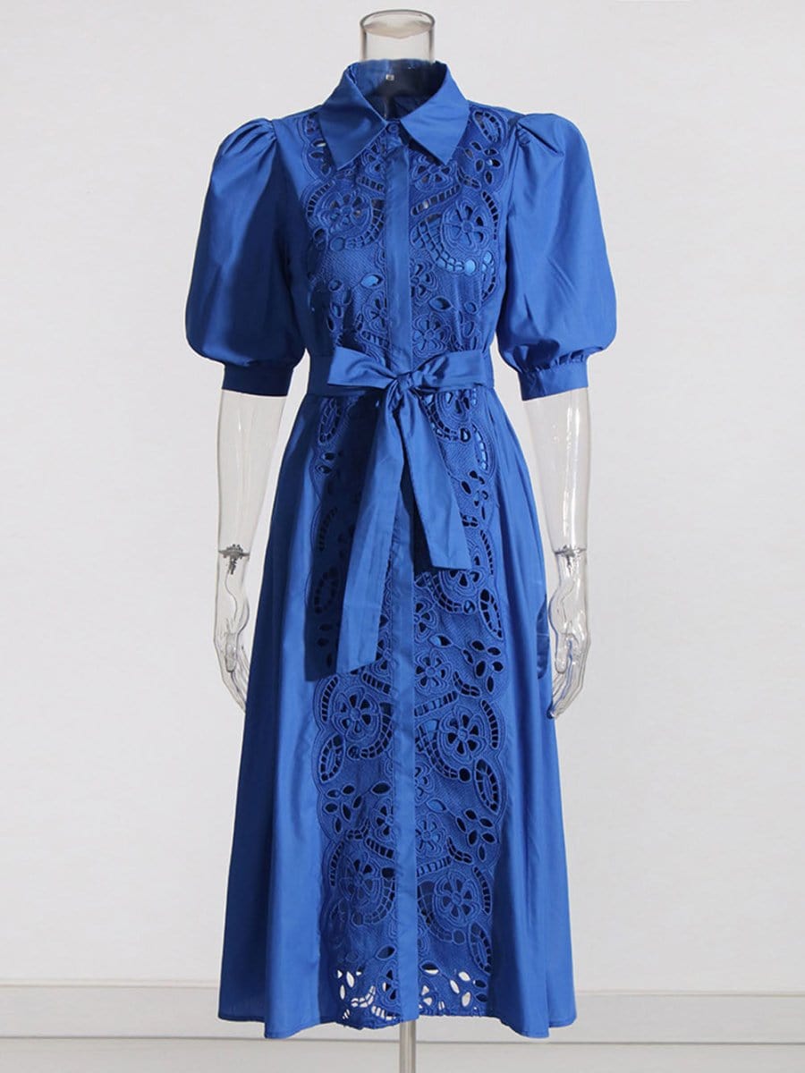 Lace Evelyn Midi Dress
