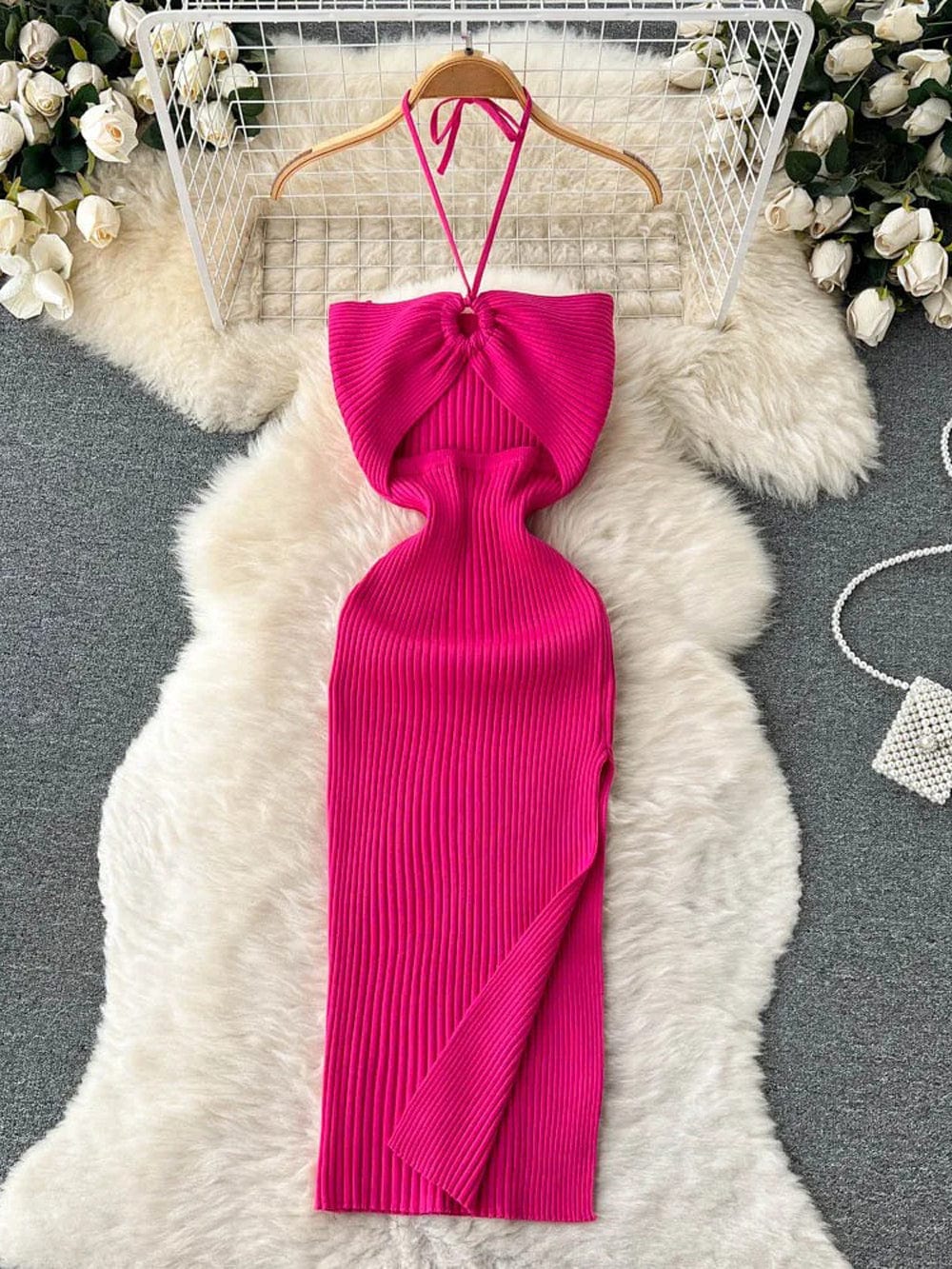 Bodycon Evie Knitted Midi Dress