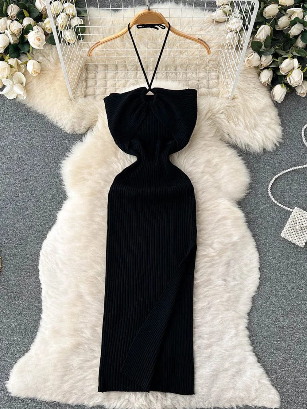 Bodycon Evie Knitted Midi Dress