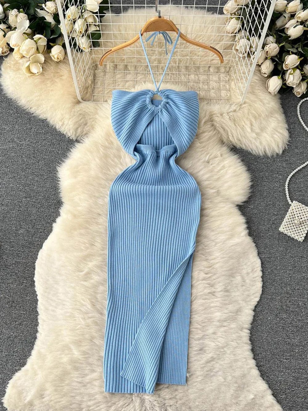 Bodycon Evie Knitted Midi Dress