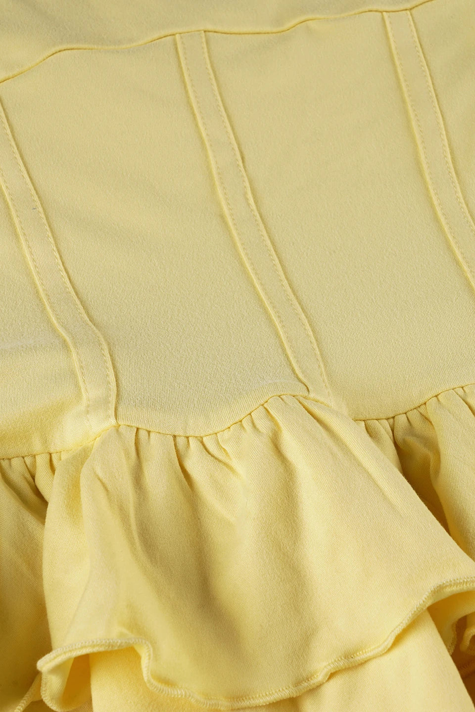 Ruffle Halter Hem Mini Dress