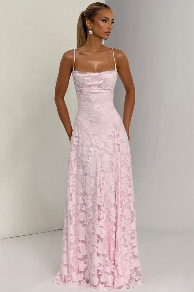 Backless Edition Chiffon Maxi Dress