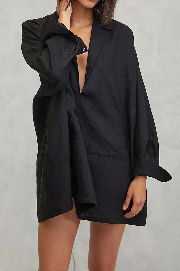 Timeless Sasha Short Midi Dress Premium Wardrobe Essential