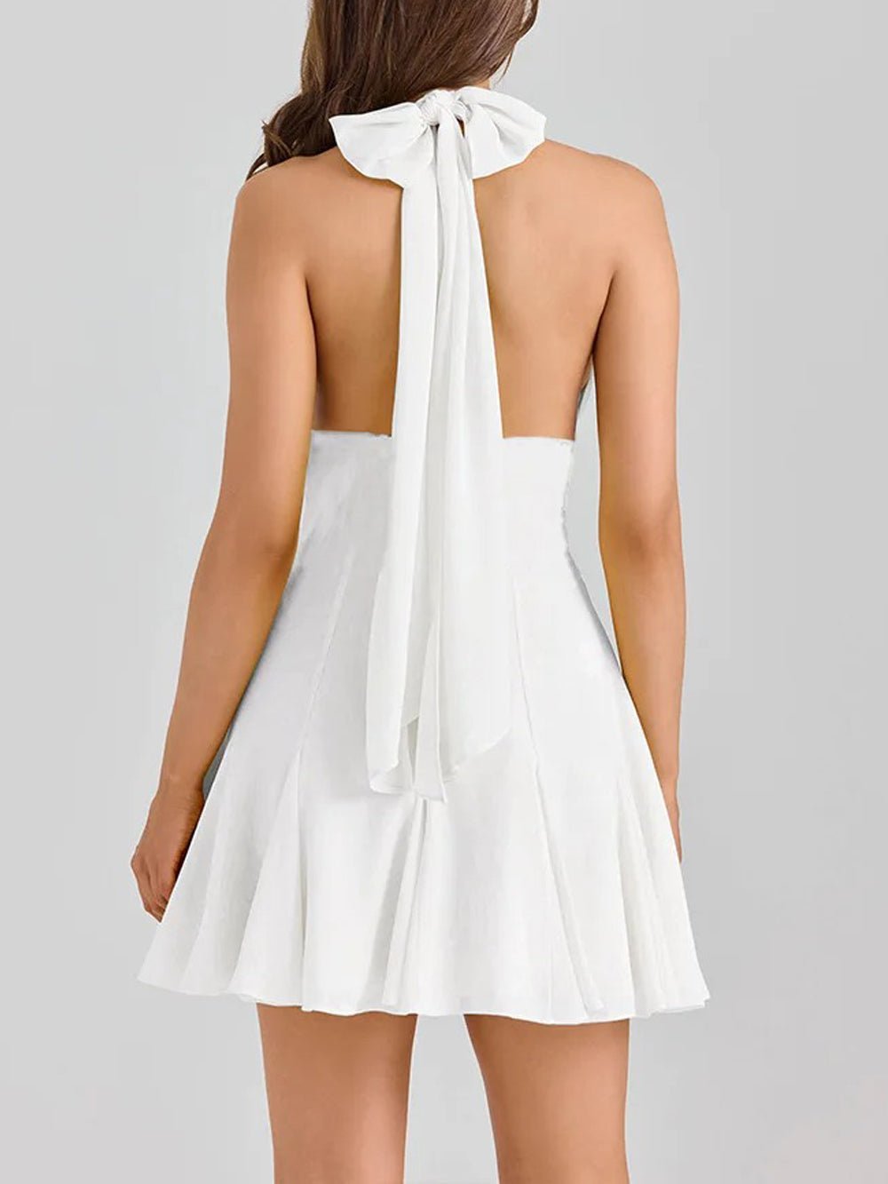 Lace Gemma Patchwork Mini Dress