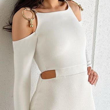 Cold Genna Shoulder Mini Dress