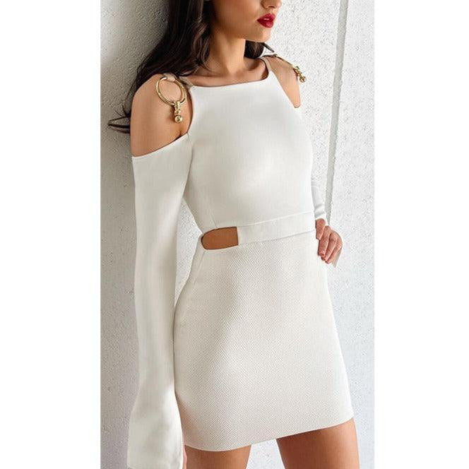 Cold Genna Shoulder Mini Dress