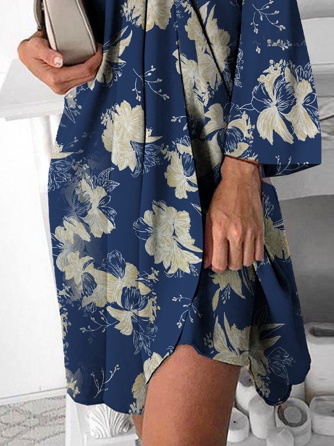 Halter A Line Easygoing Long Sleeve Dresses