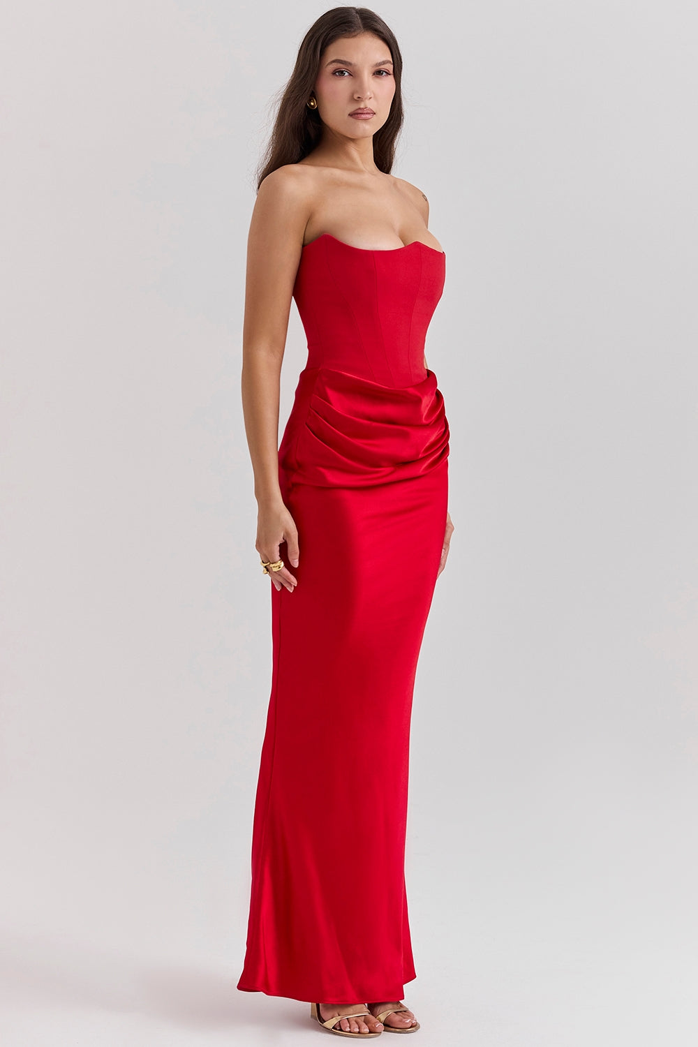 Virginia Boutique Premium Maxi Dress Chic Silhouette Collection
