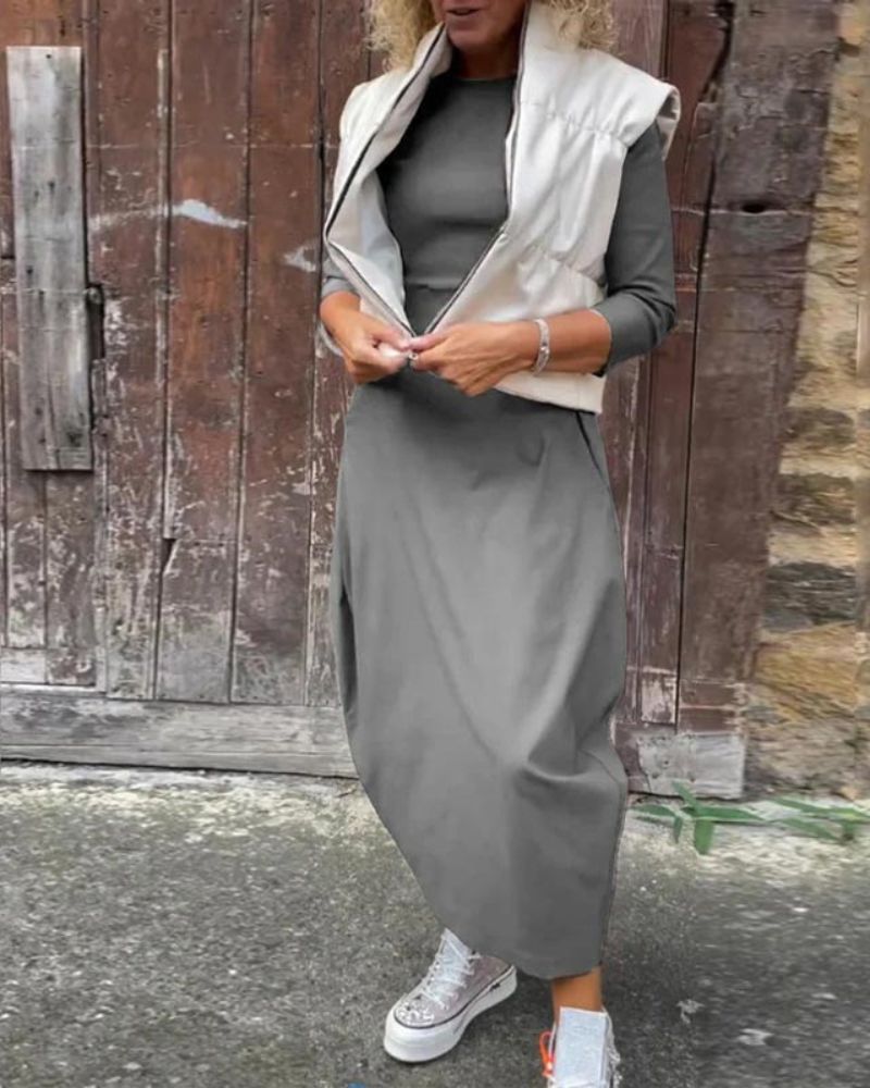 Antonia Graceful Flowing Maxi Dress for Women Feminine Flowy Style
