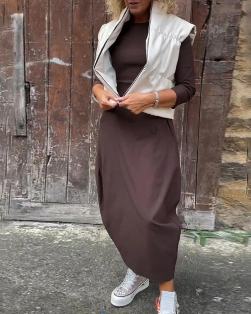 Antonia Graceful Flowing Maxi Dress for Women Feminine Flowy Style