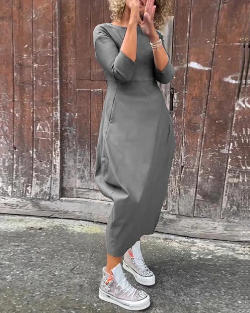 Antonia Graceful Flowing Maxi Dress for Women Feminine Flowy Style