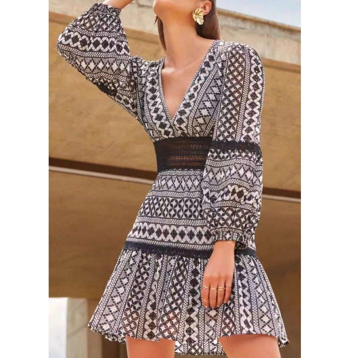 Eyelet Ivanna Mini Dress
