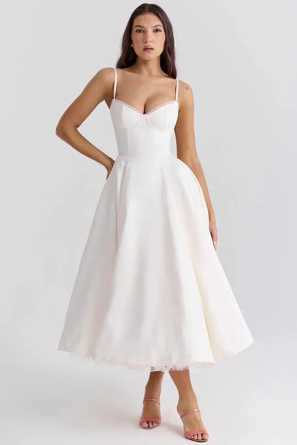 Daniela Graceful Midi Dress for Women Sophisticated Look