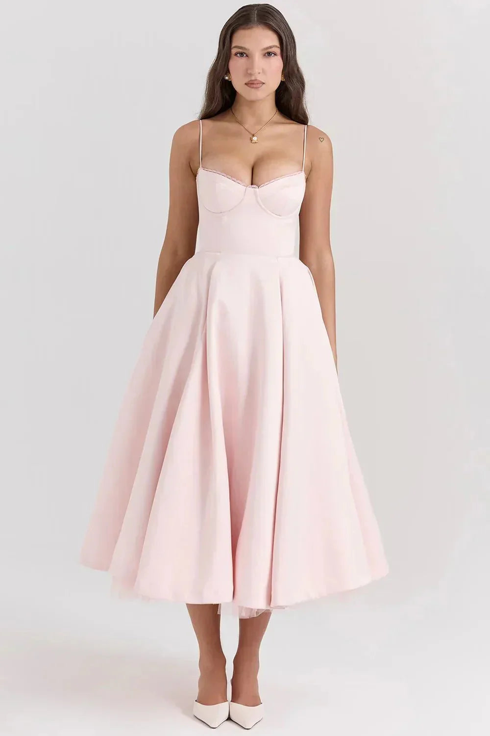 Daniela Graceful Midi Dress for Women Sophisticated Look