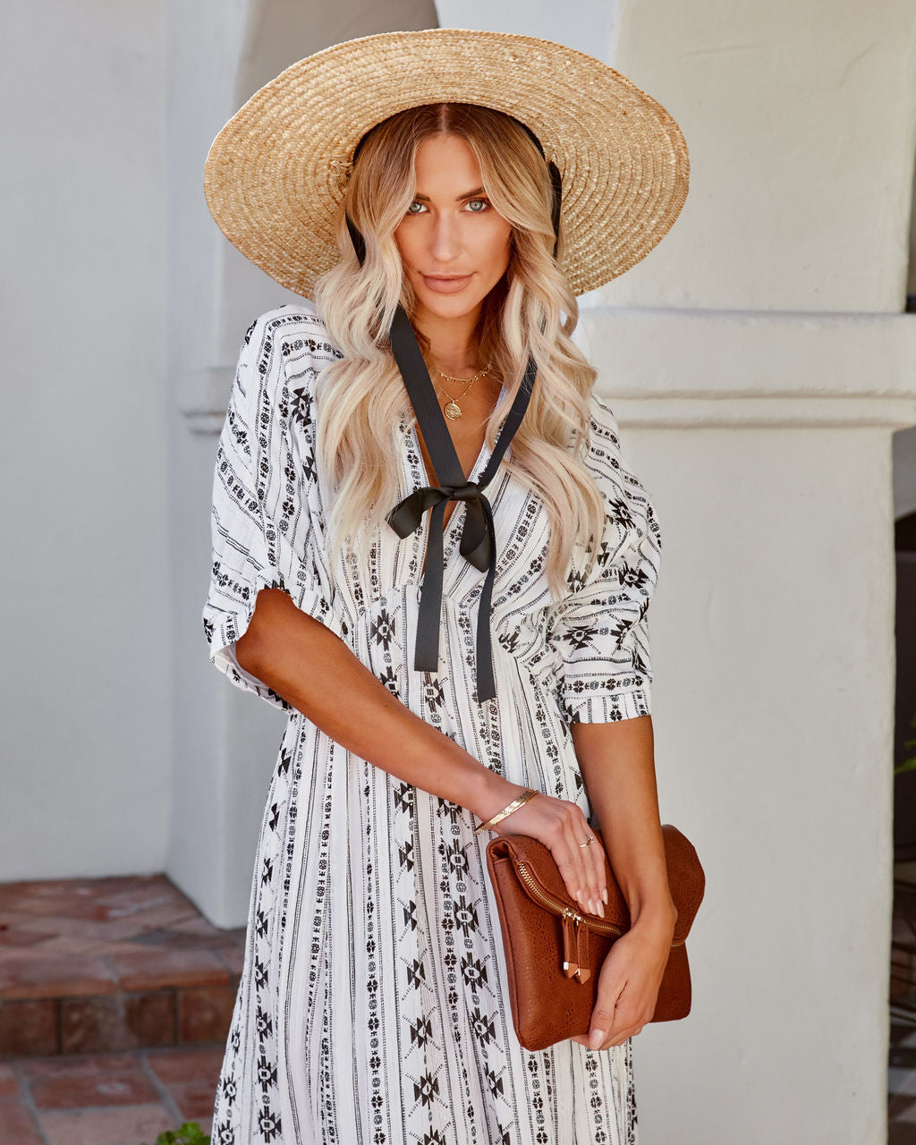 Woven Kenwood Shimmer Midi Dress