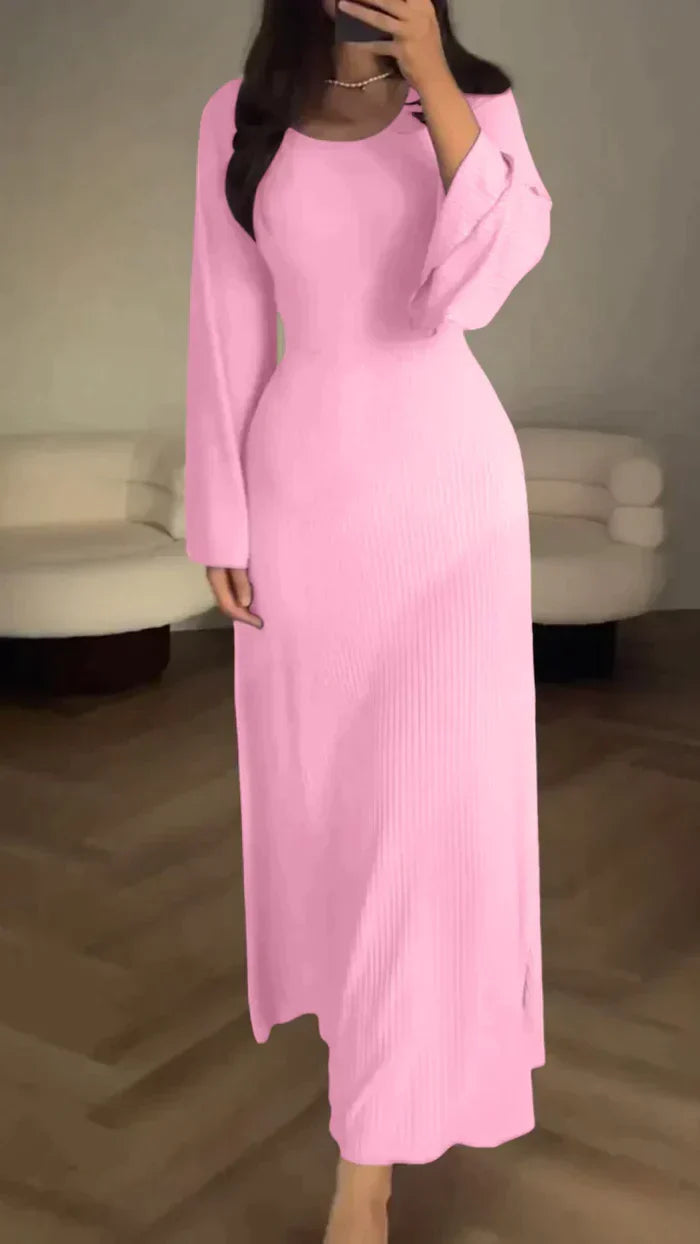 Elvira Chic Bodycon Maxi Dress for Women Comfortable Daily Wear