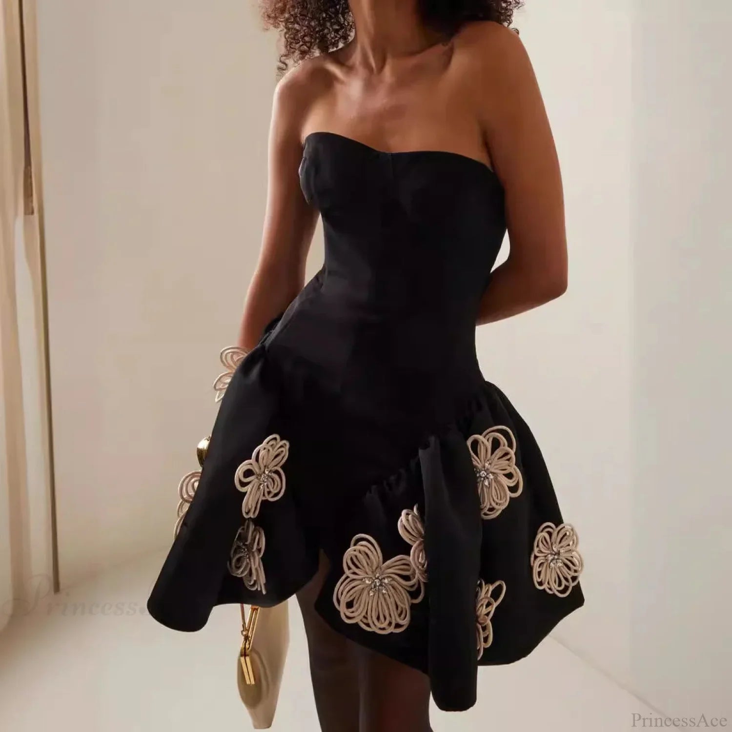 Premium Crystal Party Bandage Dress