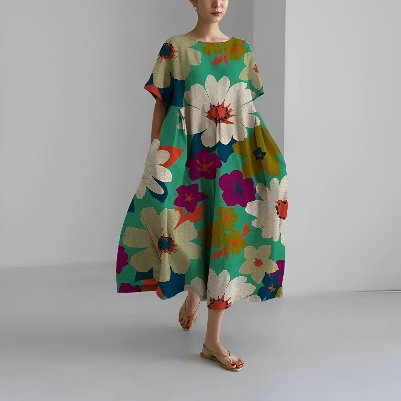 Isabelle Luxe Women's Floral Boho Maxi Dress Signature Edit